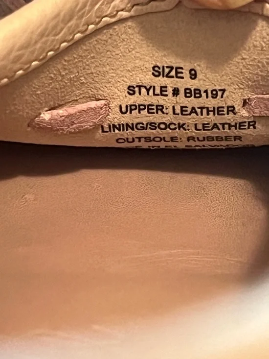 J.Crew Blush Pink Leather Driving Moccasin Loafers Bow Driving Flats Size 9 - Picture 4 of 8